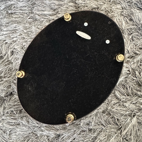 Music box with Alphonse Mucha art. buffed antique gold finish - Picture 10 of 14